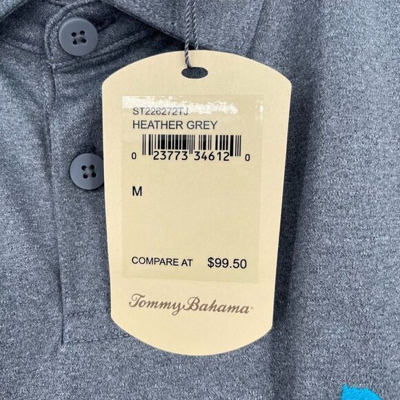Tommy Bahama Men's Moisture Wicking Golf Polo Shirt w/ Sun Protection UPF 30 NWT - Picture 6 of 7